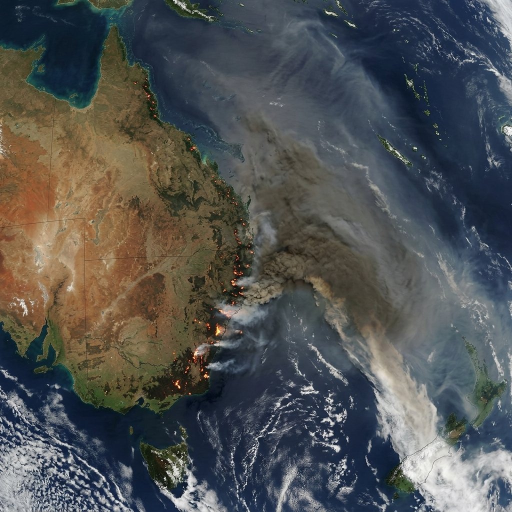 Black Summer Satellite View