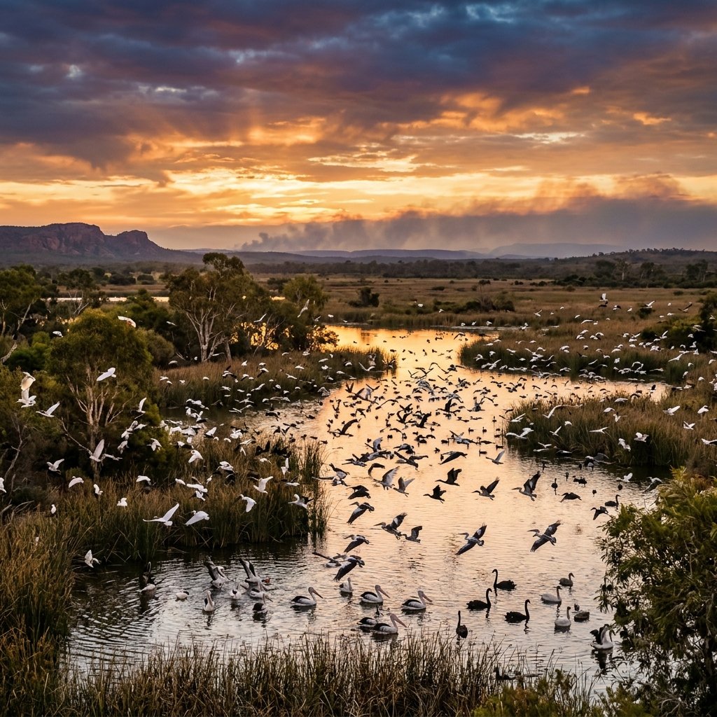 Birds finding sanctuary