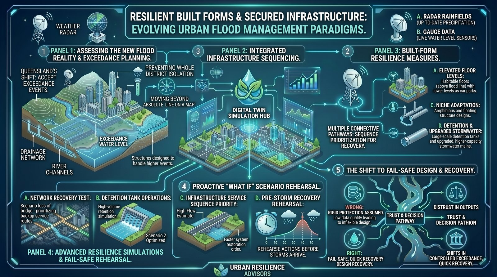 Infographic: built-form and structural resilience to flooding. Click to view full size.