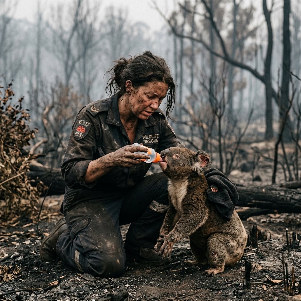 Koala rescue during Black Summer