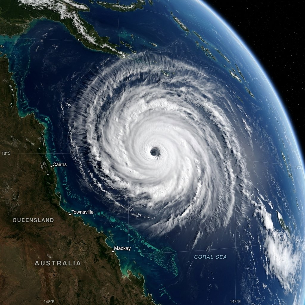 A photo from Cyclone Yasi.